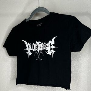 A Lost Cause crop top in black medium